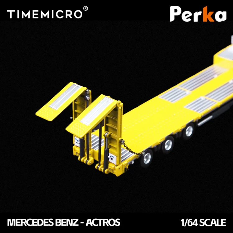 Time Micro X Perka Mercedes BENZ FLATBED TRANSPORT VEHICLE 1:64 naczepa