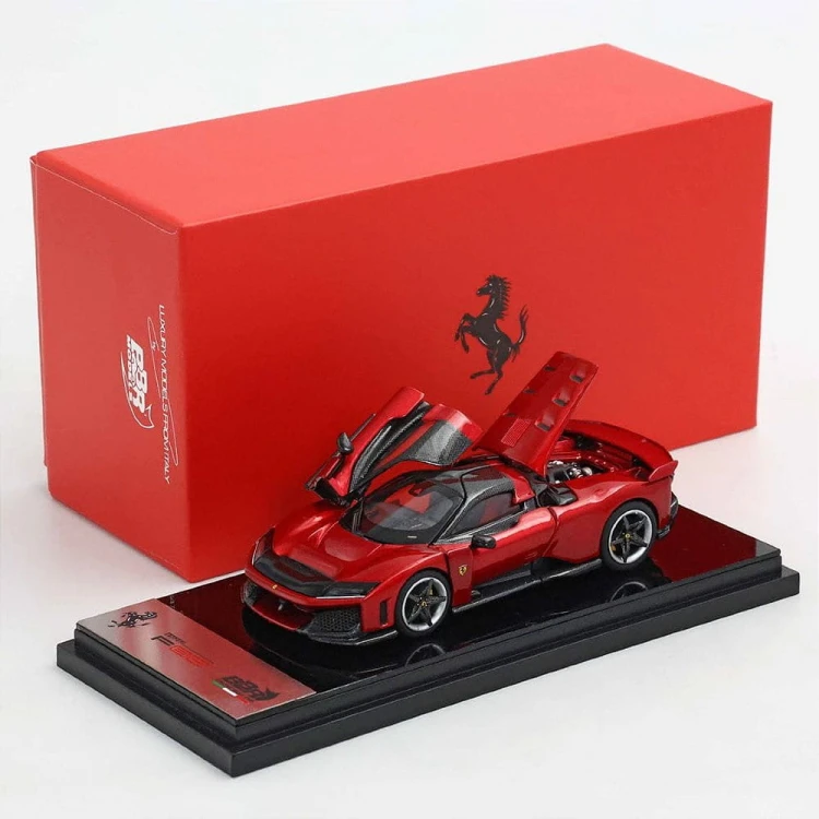BBR Ferrari F80 Rosso Supercar Diecast Full Open 1:64 box