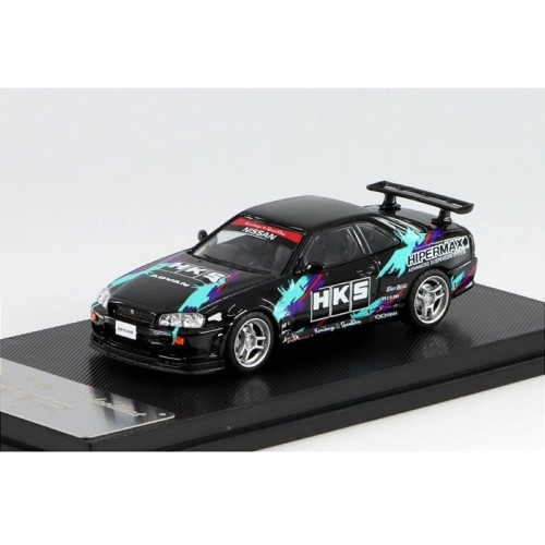 My Model Collect Nissan Skyline GT-R R34 V-Spec HKS 1:64 przód