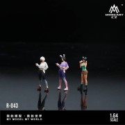 MoreArt Figurki Cute Vitality Girl Set 1:64 resin przód