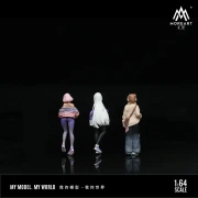 MoreArt Figurki SWEET AND COOL GIRL DOLL SET 1:64 tył
