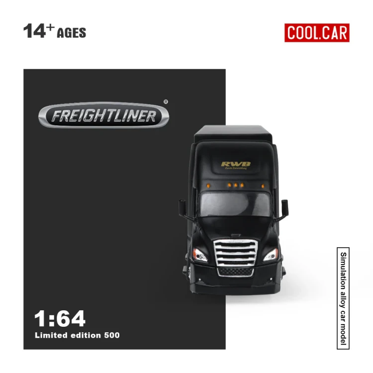 Cool.Car Freightliner Container Truck RWB Livery 1:64 truck przód