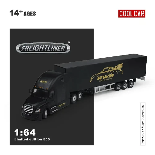 Cool.Car Freightliner Container Truck RWB Livery 1:64 przód