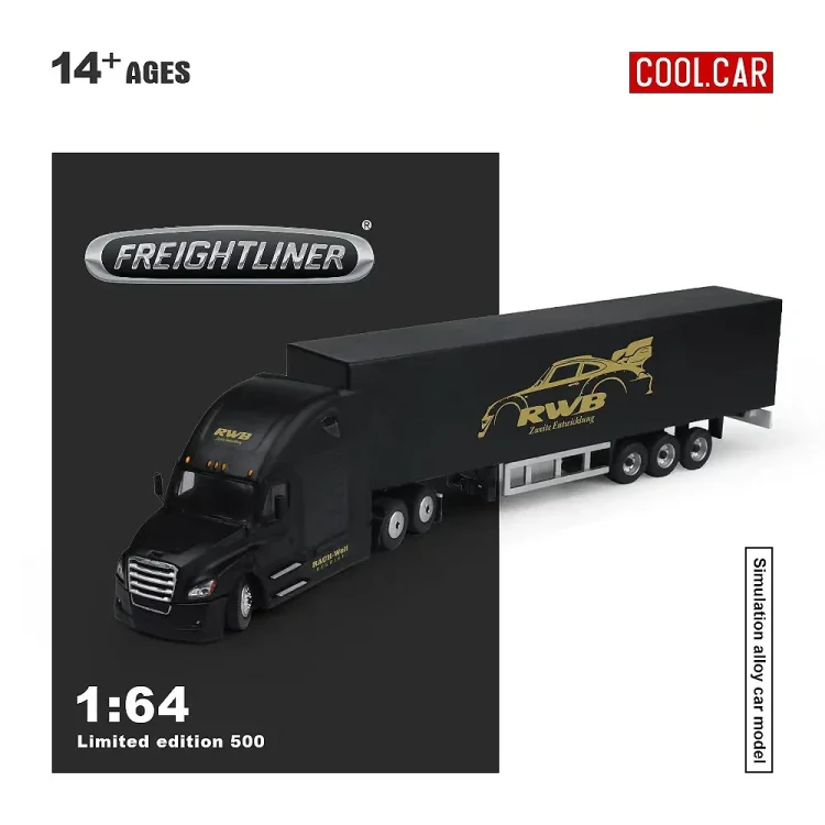Cool.Car Freightliner Container Truck RWB Livery 1:64 przód