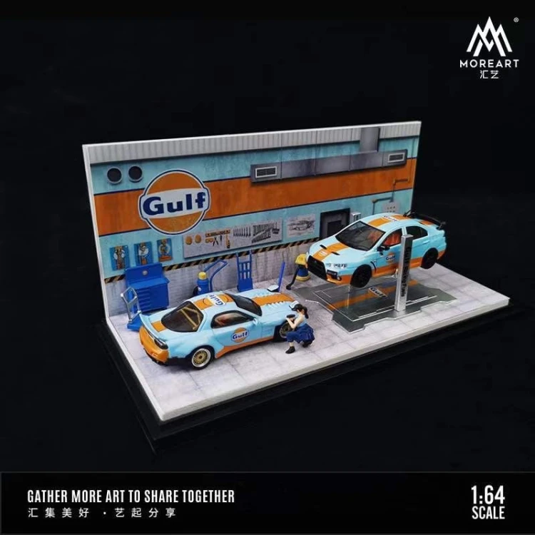 MoreArt Diorama Warsztat Gulf 1:64 bok