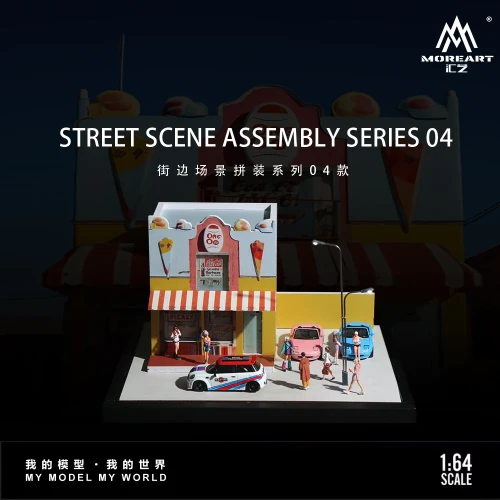 MoreArt Diorama Scena uliczna – Assembly Series 04 1:64 przód