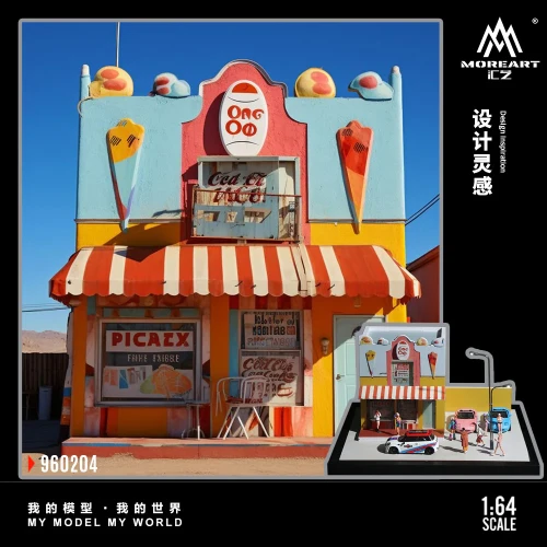 MoreArt Diorama Scena uliczna – Assembly Series 04 1:64 scena
