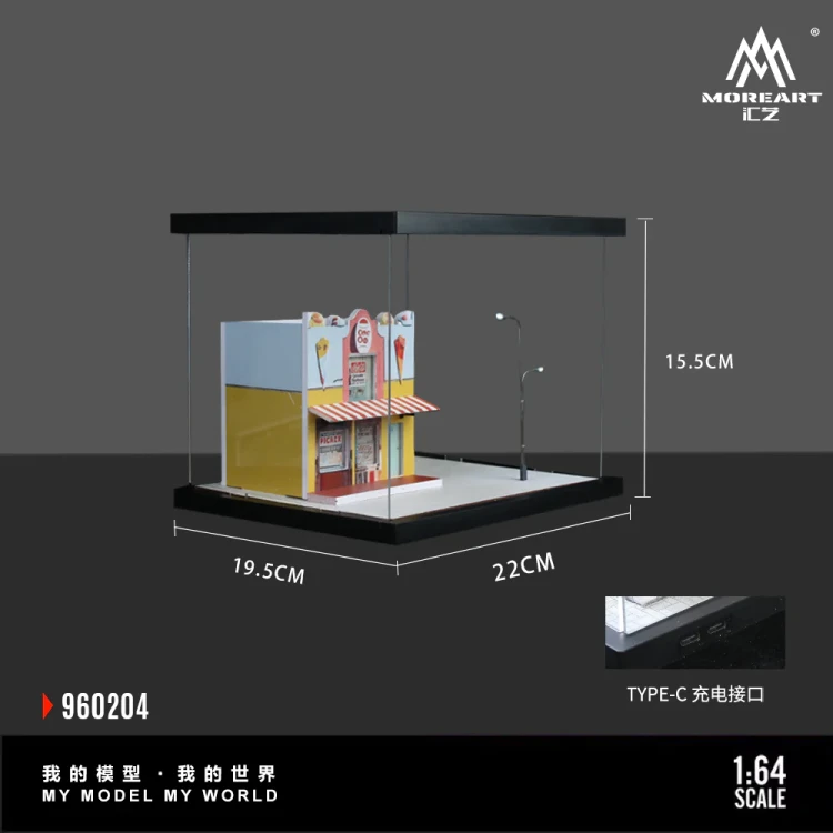 MoreArt Diorama Scena uliczna – Assembly Series 04 1:64 bok 2