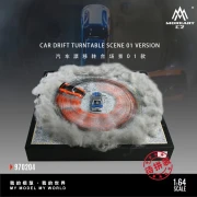 MoreArt Tor Driftowy CAR DRIFT TURNTABLE SCENE O1 1:64 przód
