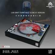 MoreArt Tor Driftowy CAR DRIFT TURNTABLE SCENE O1 1:64 bok