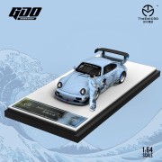 Time Micro x GDO Rauh-Welt RWB Porsche 964 + Figurka Kanagawa 1:64 przód