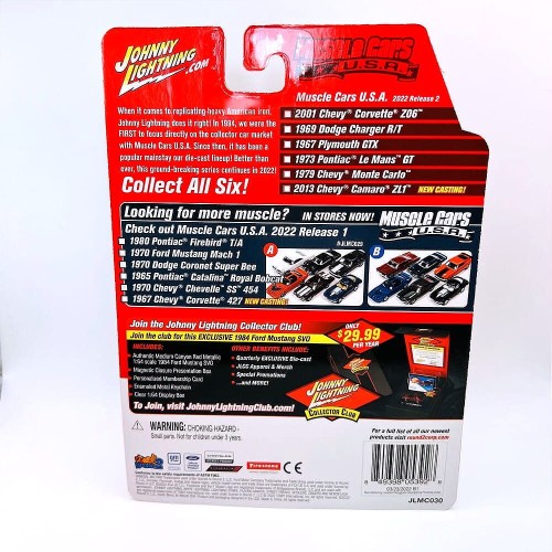 Johnny Lightning Chevy 2013 Camaro ZL1 1:64 tył