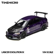 Time Micro x PSC Design Mitsubishi EVO 9 LANCER EVOLUTION IX Fioletowy 1:64 przód