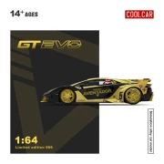 Cool.Car Lamborghini AVENTADOR GT EVO V5 Black Gold 1:64 bok detal