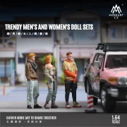 MoreArt Figurki TRENDY MEN'S AND WOMEN'S DOLL SETS 1:64 detal