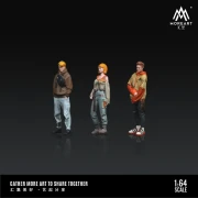 MoreArt Figurki TRENDY MEN'S AND WOMEN'S DOLL SETS 1:64 przód