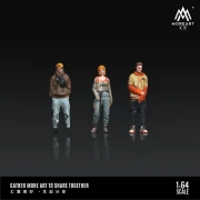 MoreArt Figurki TRENDY MEN'S AND WOMEN'S DOLL SETS 1:64 bok