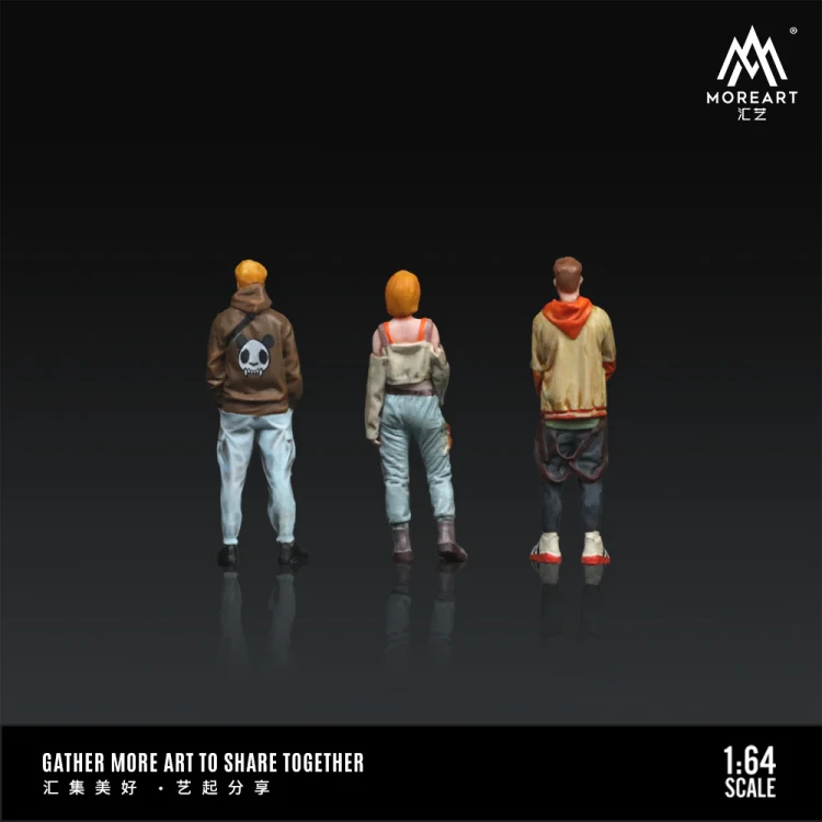 MoreArt Figurki TRENDY MEN'S AND WOMEN'S DOLL SETS 1:64 tył