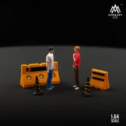 MoreArt Figurki Initial D - Takumi and Keisuke Doll Set 1:64 detal
