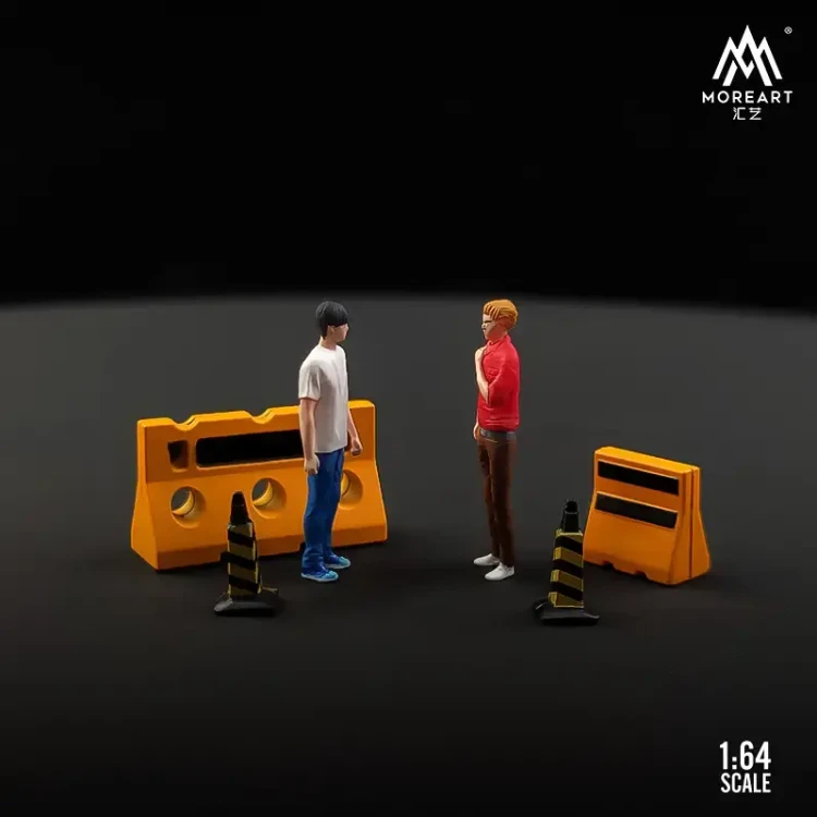 MoreArt Figurki Initial D - Takumi and Keisuke Doll Set 1:64 detal