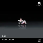MoreArt DUCATI GULY GIRL MOTORCYCLE GIRL 1:64 detal 2
