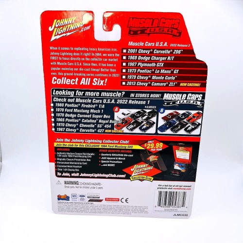 Johnny Lightning Chevy 2001 Corvette Z06 1:64 tył