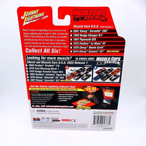 Johnny Lightning Dodge 1969 Charger R/T 1:64 tył