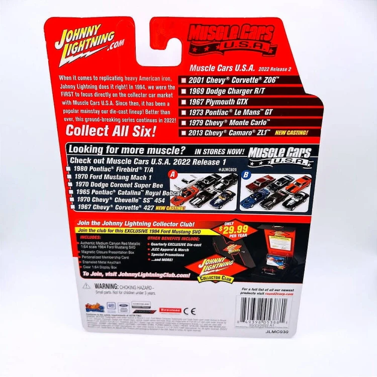 Johnny Lightning Dodge 1969 Charger R/T 1:64 tył