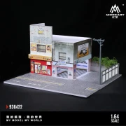 MoreArt Diorama JAPANESE CURRY RESTAURANT LIGHTING SCENE 1:64 przód