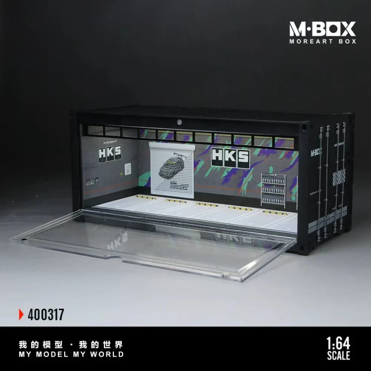 MoreArt M-BOX Kontener HKS Zamykany Podświetlany LED 1:64 bok detal