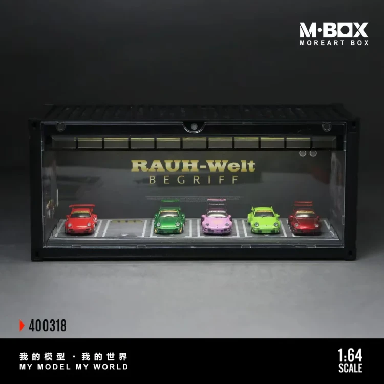 MoreArt M-BOX Kontener RWB Zamykany Podświetlany LED 1:64 przód