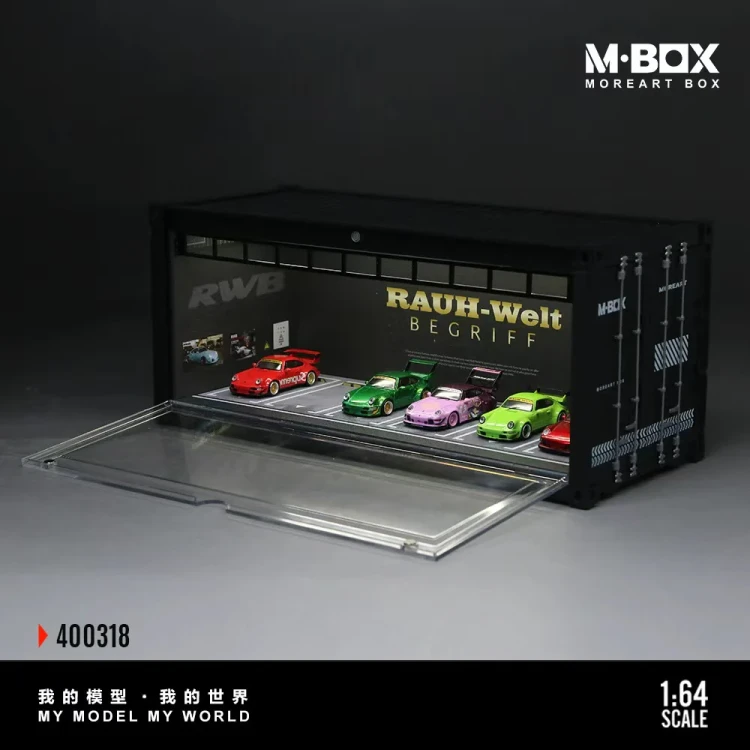 MoreArt M-BOX Kontener RWB Zamykany Podświetlany LED 1:64 bok