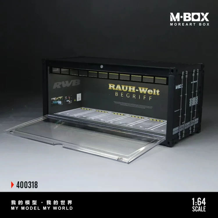 MoreArt M-BOX Kontener RWB Zamykany Podświetlany LED 1:64 bok detal