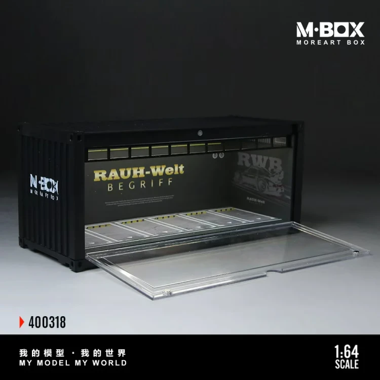 MoreArt M-BOX Kontener RWB Zamykany Podświetlany LED 1:64 bok detal 2