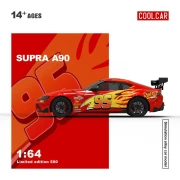Cool.Car SUPRA A90 Lightning Mcqueen Livery 1:64 bok