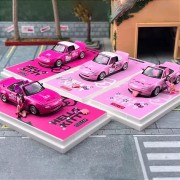 Cool.Car Mazda MX5 Hello Kitty + Figurka 1:64 Limitowany 1/500 scena