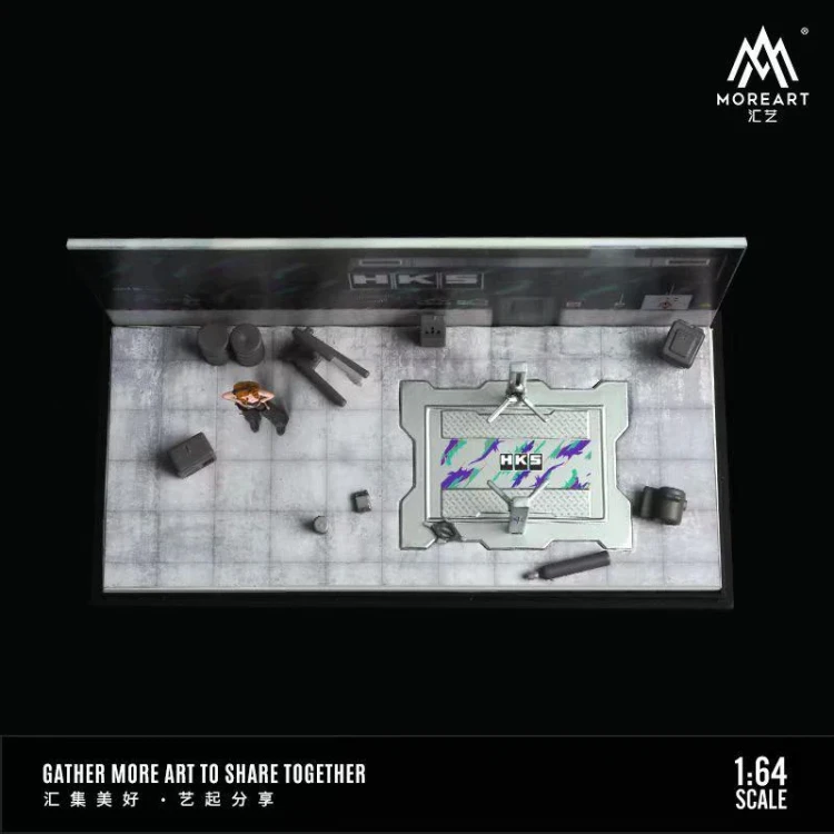 MoreArt Diorama Warsztat HKS 1:64 góra