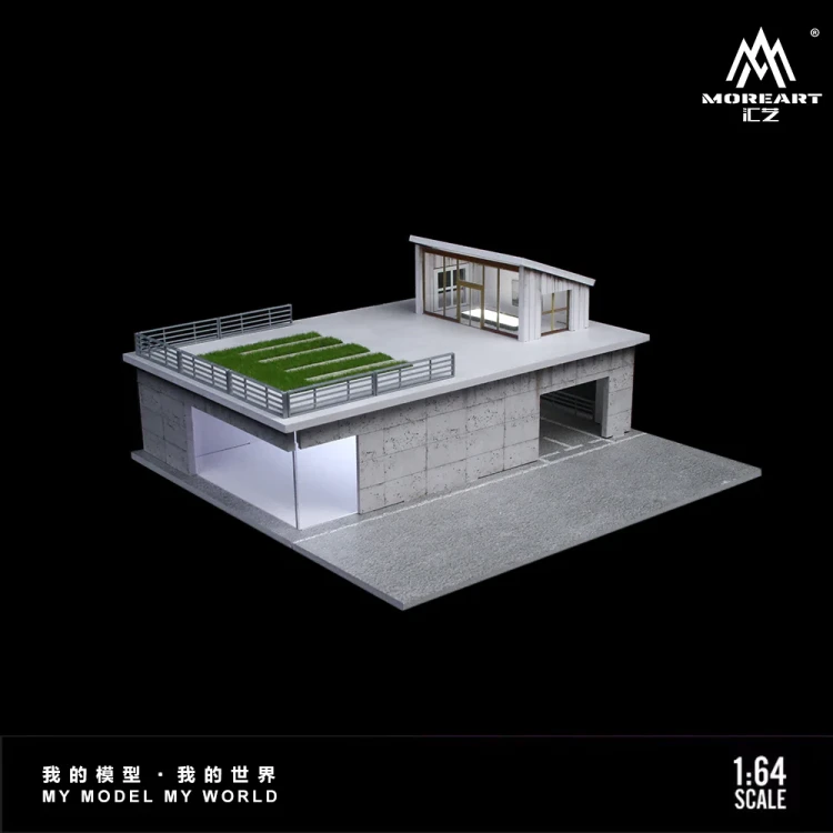 MoreArt Diorama SUNROOM SCENE MODEL 1:64 bok detal