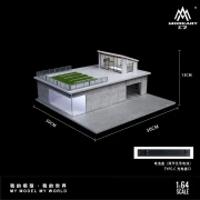 MoreArt Diorama SUNROOM SCENE MODEL 1:64 wymiary