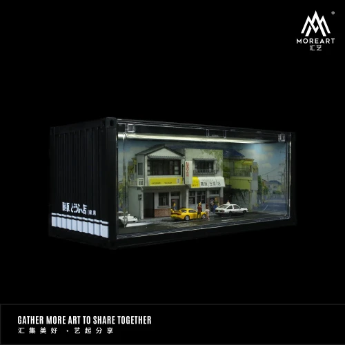 MoreArt M-BOX INITIAL D CONTAINER SCENARIO VERSION C LED 1:64 bok