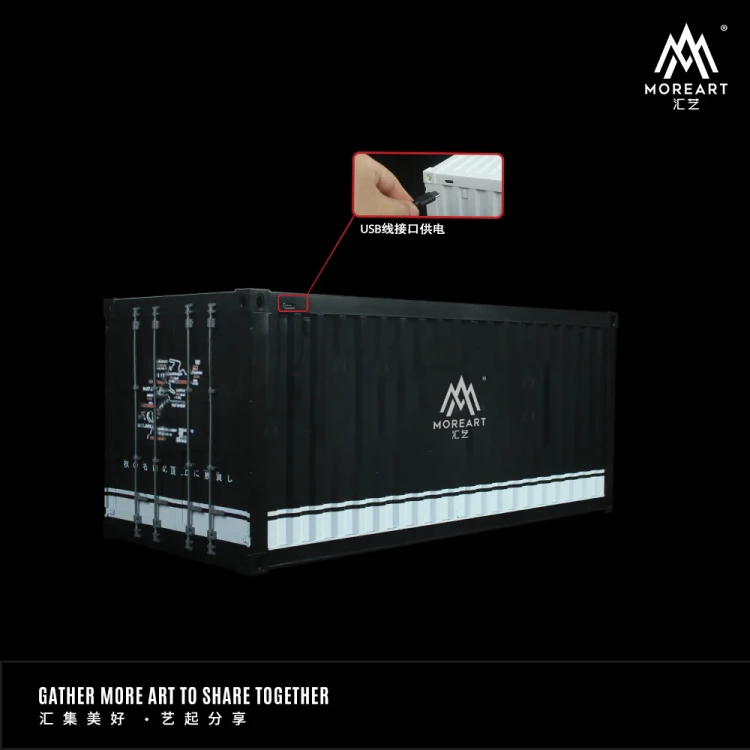 MoreArt M-BOX INITIAL D CONTAINER SCENARIO VERSION C LED 1:64 tył