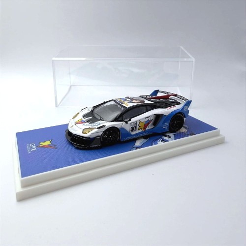 Cool.Car Lamborghini LP700-4 Aventador GT Evo White 30# Livery 1:64 przód