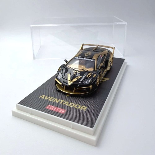 Cool.Car Lamborghini AVENTADOR GT EVO V5 Black Gold 1:64 przód