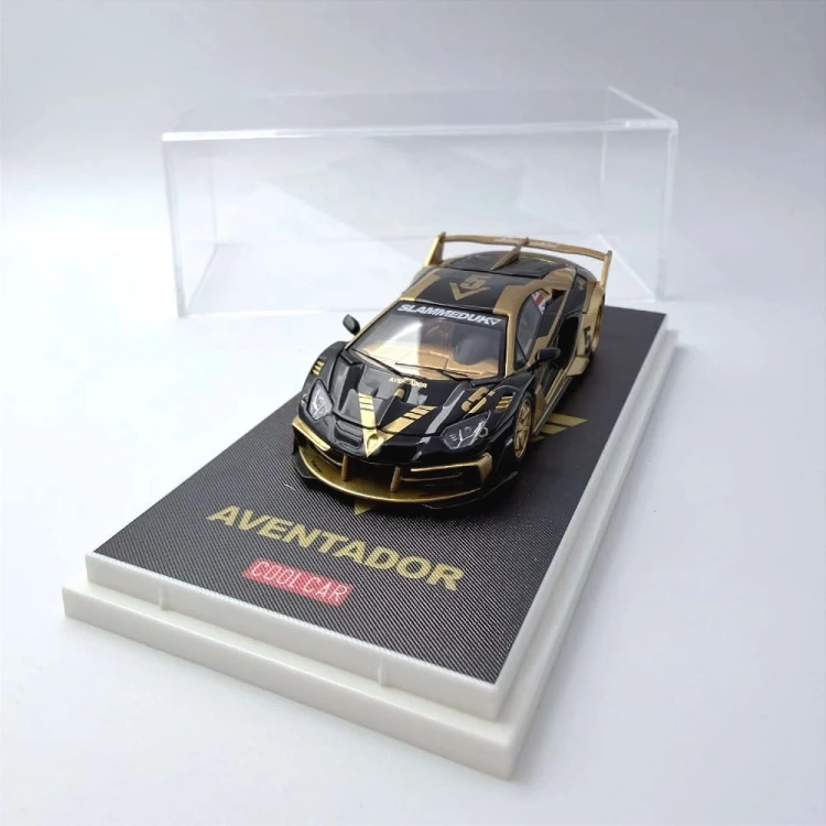 Cool.Car Lamborghini AVENTADOR GT EVO V5 Black Gold 1:64 przód