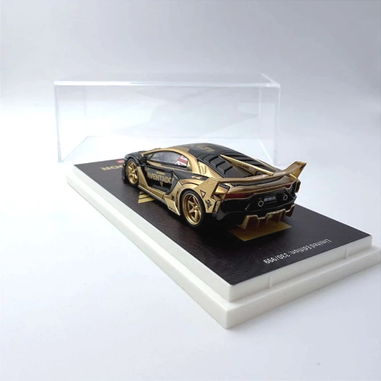 Cool.Car Lamborghini AVENTADOR GT EVO V5 Black Gold 1:64 tył