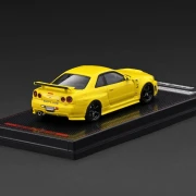 Ignition Model Nissan Skyline GT-R R34 NISMO customized Yellow Metallic 1:64 tył