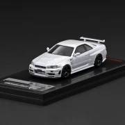 Ignition Model Nissan Skyline GT-R R34 NISMO customized White Metallic 1:64 przód