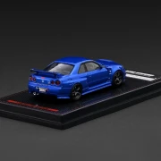 Ignition Model Nissan Skyline GT-R R34 NISMO customized Blue Metallic 1:64 tył