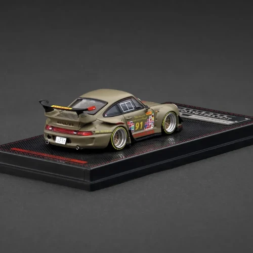Ignition Model Porsche RWB 993 Matte Green 1:64 tył