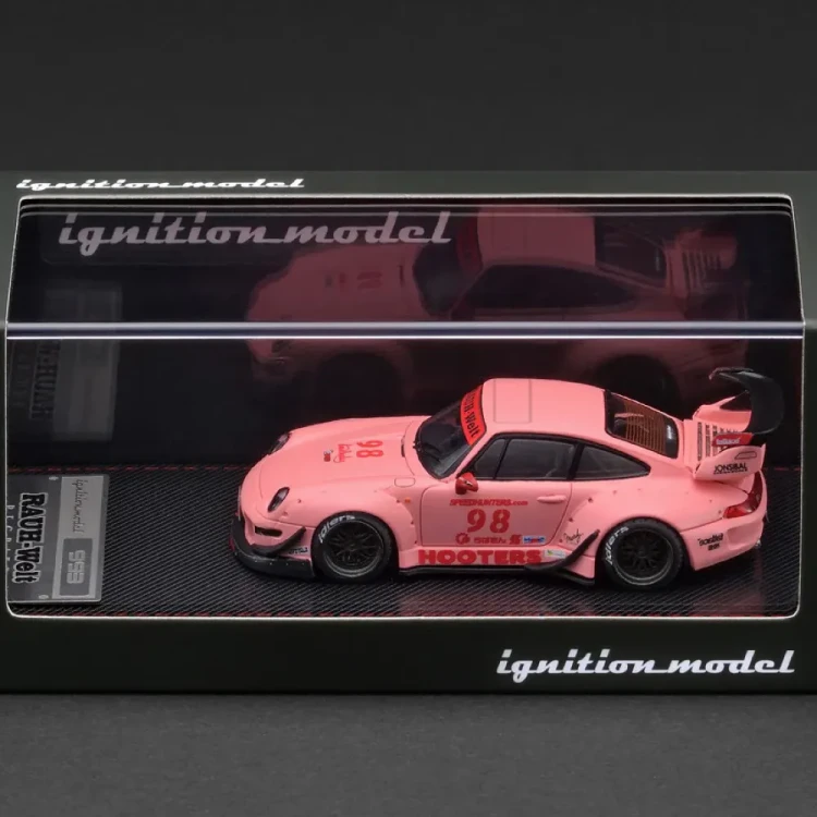 Ignition Model Porsche RWB 993 Matte Pink 1:64 box